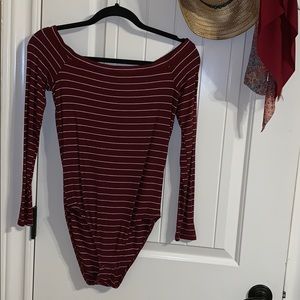 Hollister off the shoulder bodysuit
